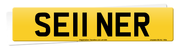 Registration number SE11 NER